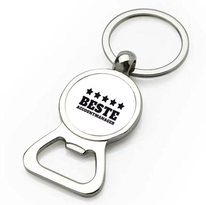Akyol - beste accountmanager flesopener - Beste accountmanager - collega - welkom - afscheid - 9 bij 3 cm