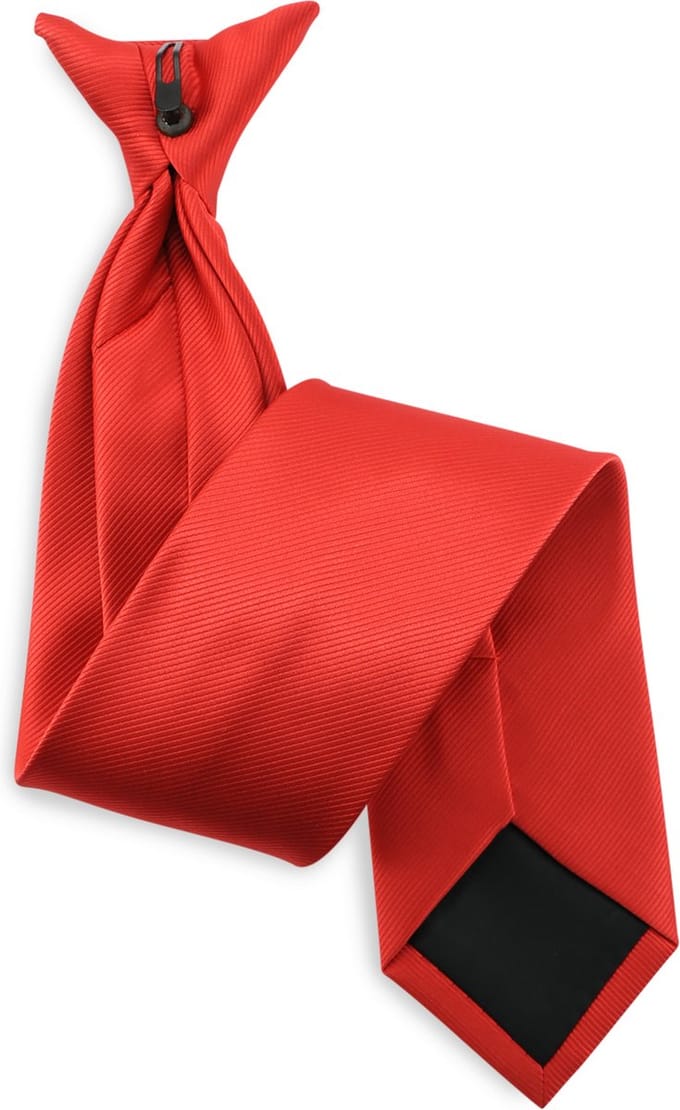 JB Collection - Clipstropdassen - clipstropdas rood repp - rood