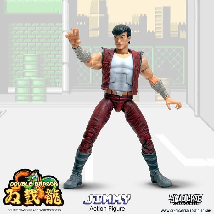 Double Dragon Deluxe Action Figure 1/12 Jimmy 18 cm - Syndicate Collection