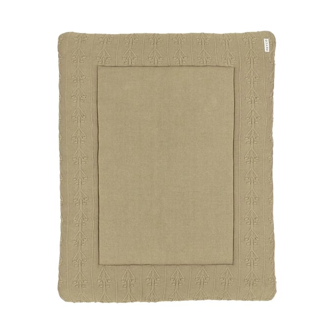 Meyco Baby Romantic Flower boxkleed - taupe - 77x97cm