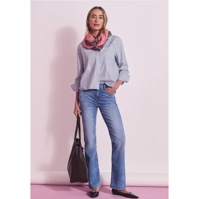 Gestreept overhemd blouse