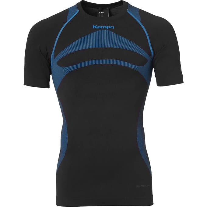 Kempa Attitude Pro Shirt Heren - zwart/lichtblauw - maat M/L
