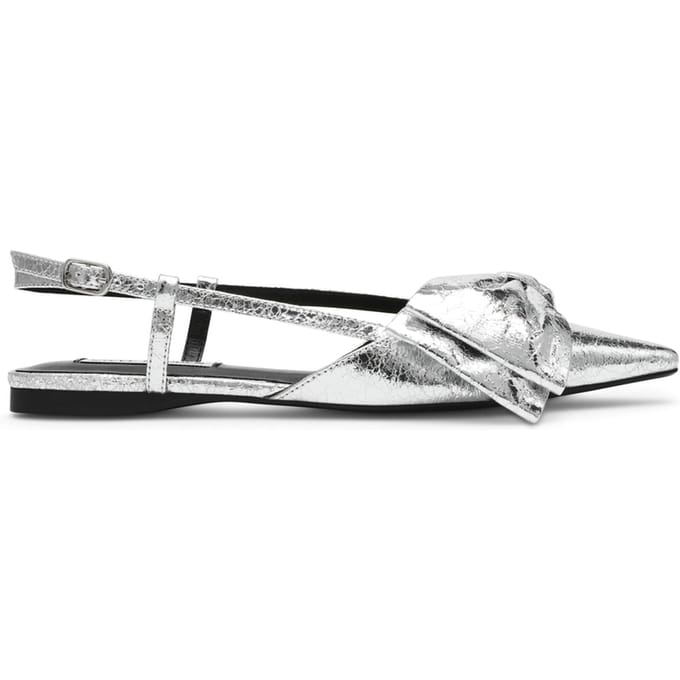 Steve Madden Dazzled Flat Shoes Silver Maat: 40 | Sandalen Outlet | Dames | Zilver