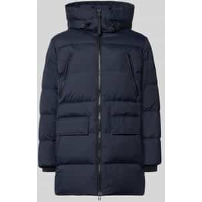 Regular fit donsjack met capuchon