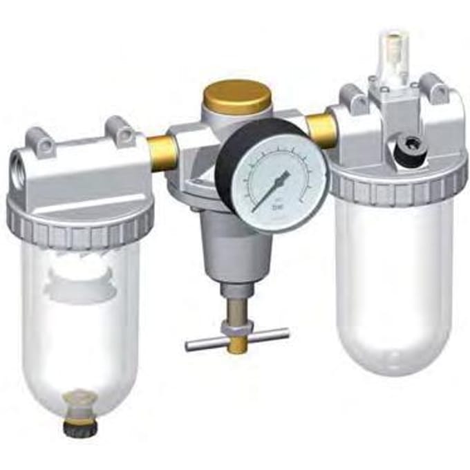 FRL G1/2'' 3200l/min 0,5-10,0bar/7-145psi Standard 3