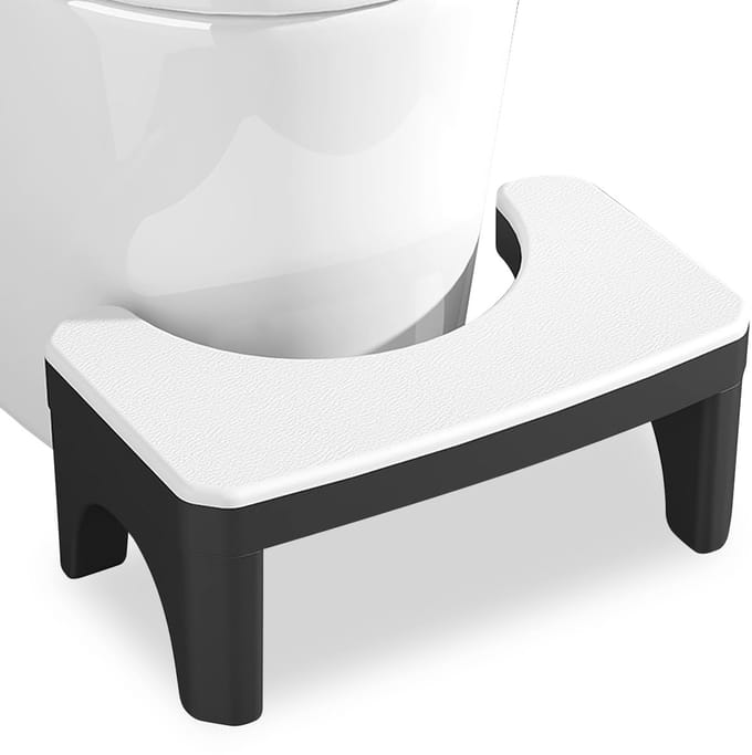 Unyqoos® Multifunctionele en compacte toilethocker voor comfortabel toiletbezoek