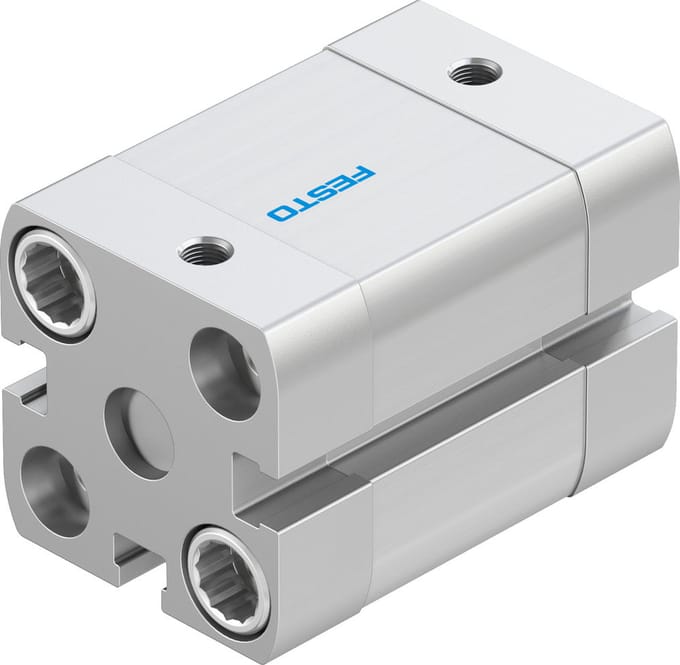 Festo Compacte Cilinder 20mm Boring 15mm Slag ISO 21287 Dubbelwerkend - 577159 - P2BTN