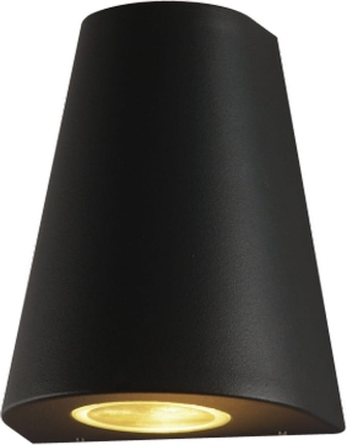 LED's Light LED Wandlamp Buiten - Vaas met 2 lichtpunten - Model Como - IP44 - Antraciet