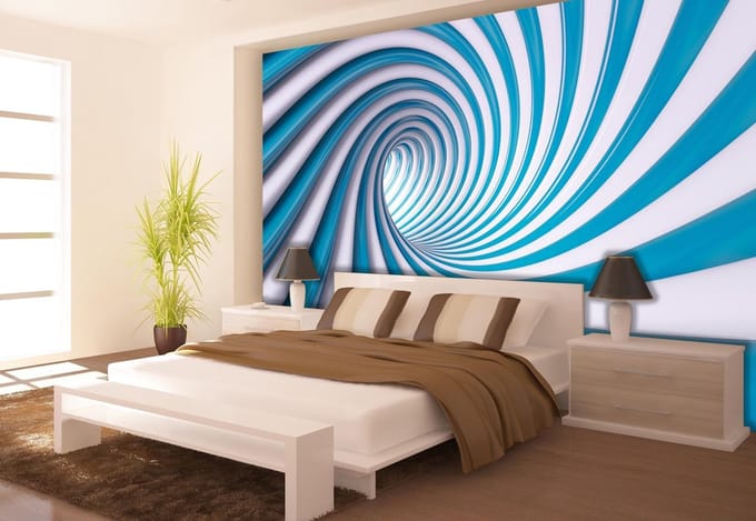 Abstract Swirl Photo Wallcovering
