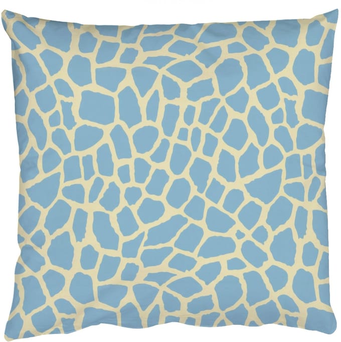 Sierkussens - Kussentjes Woonkamer - 40x40 cm - Giraf - Modern - Blauw