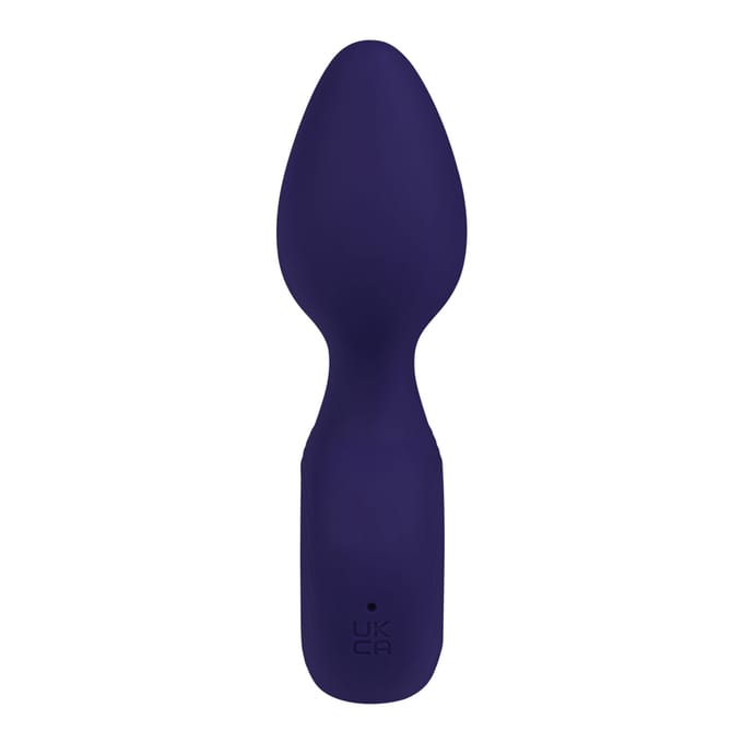 Anale vibrator van siliconen, 12 cm