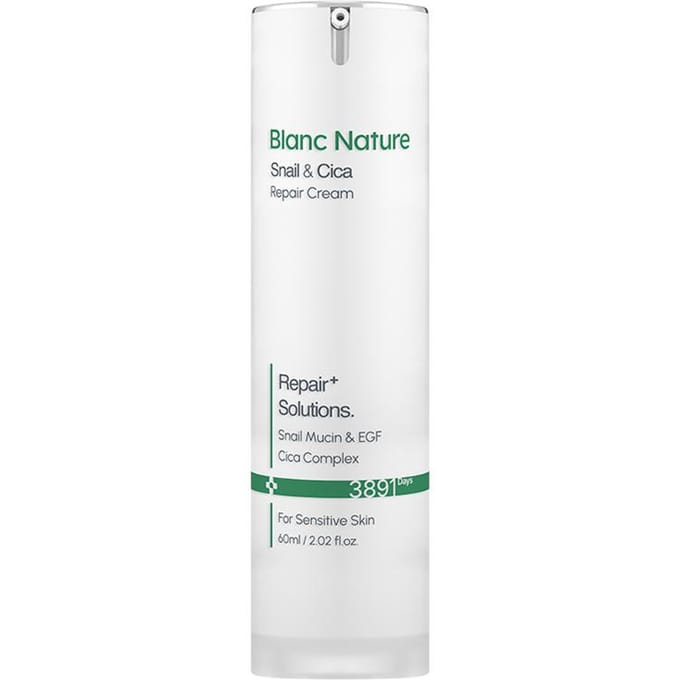 [Blanc Nature] Slak & Cica Herstelcrème 60ml white