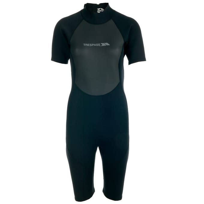 Trespass Dames/Dames Scubadive Kort Wetsuit (Zwart)