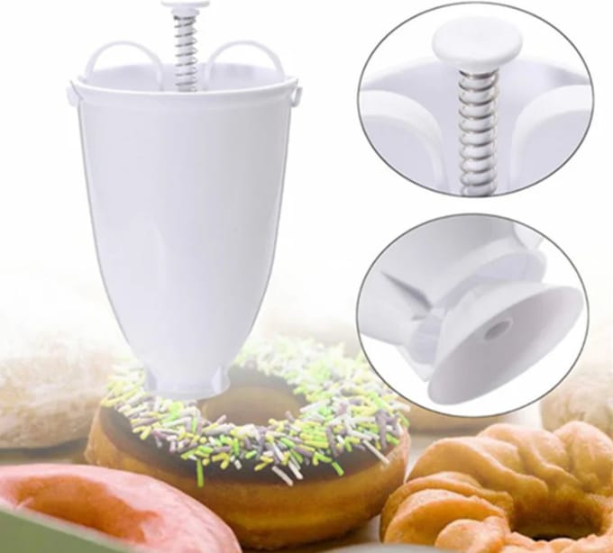 Donutmaker - Zelf donuts maken - Donuts bakken - Bakvorm - Bagel mal - Donutvorm - LOUZIR