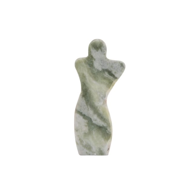 Present Time - Beeld Man Abstract - Himalayan green
