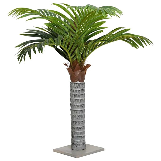 vidaXL - Kunstpalmboom - 12 - bladeren - 150 - cm - groen