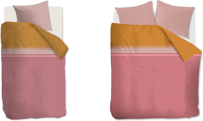 Beddinghouse Mirte Dekbedovertrek - eenpersoons - 140x200/220 cm - Roze