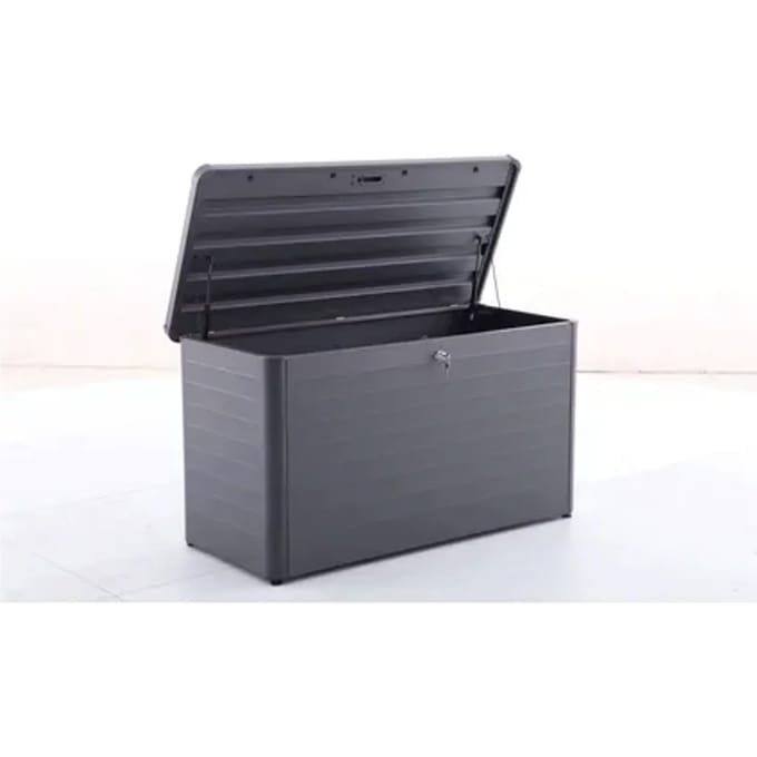 Central Park Kussenbox Strongbox - Staal - Antraciet - 500l - 62x134x71cm