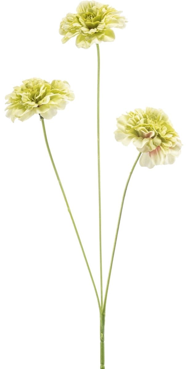 Emerald - Kunstbloem Anjer 50cm groen - Kunstplant voor binnen