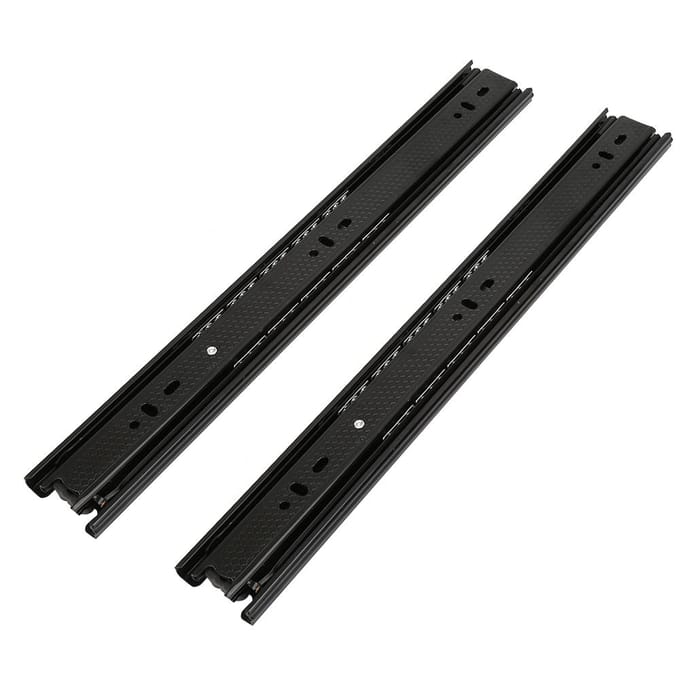 3-delige ladegeleiders met kogellagers, geleiders, dempingsbuffer, softclose 35*4.5cm