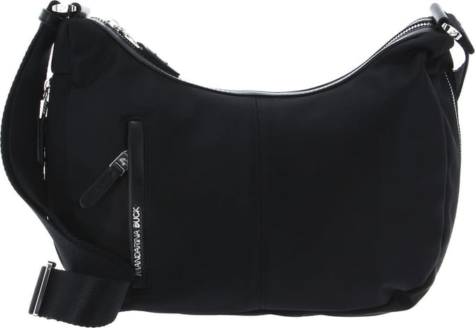 MANDARINA DUCK schoudertas Hunter Hobo Bag Black zwart