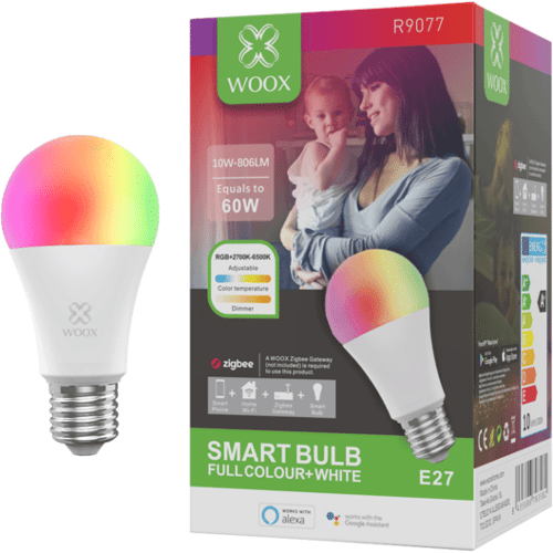 Woox Zigbee Slimme E27 lamp