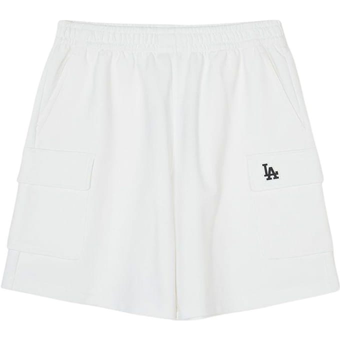 MLB Los Angeles Dodgers Short Décontracté Confortable Respirant Coupe Ample Unisexe 3ASPB0743-07WHS S white