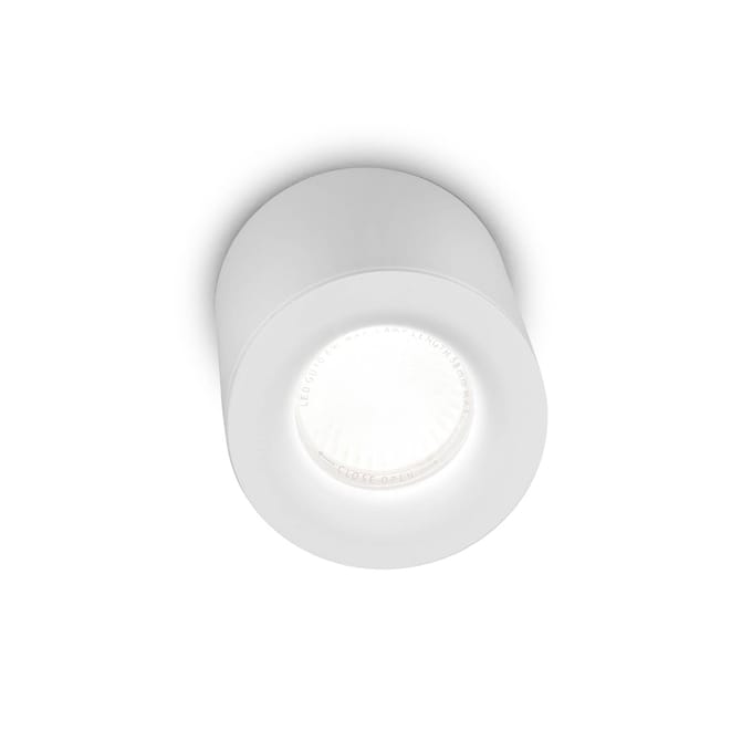 Helestra Lot buiten plafondlamp, IP65, wit