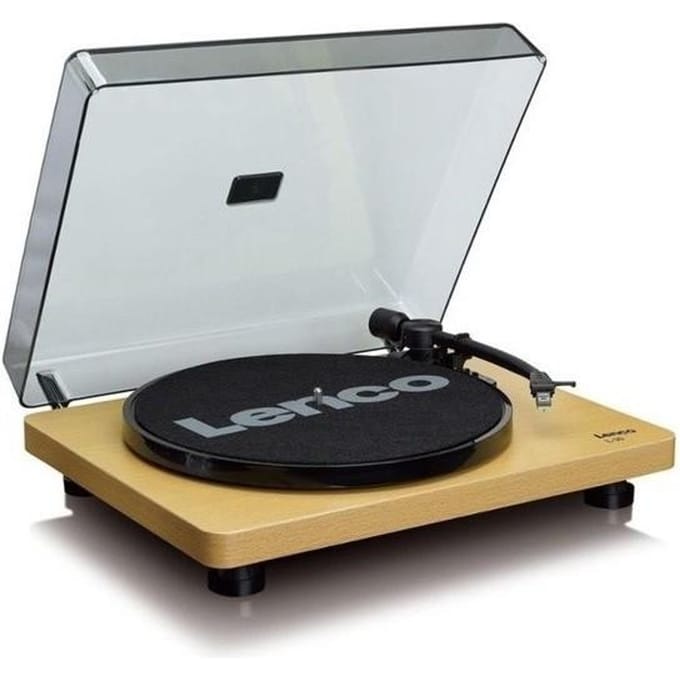 Lenco L-30WD Record Player with USB/PC encoding - Wood - Platenspeler Bruin