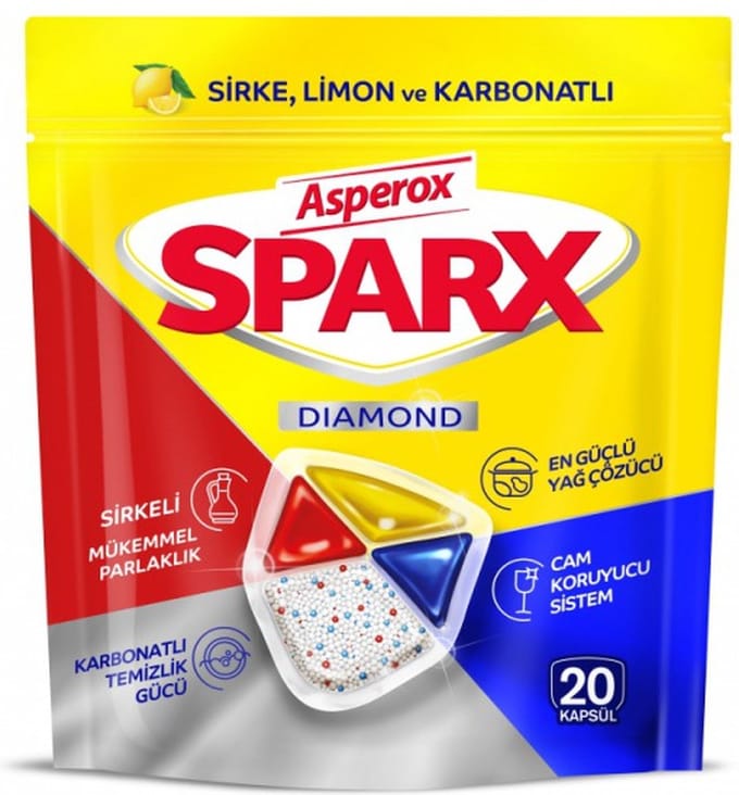 VOORDEEL ASPEROX SPARX VAATWASTABLETTEN CAPSULE 20 STUKS * 270 GR