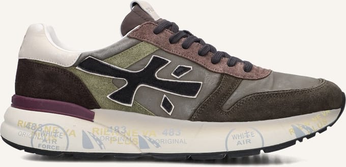 Premiata Mick Sneakers - Suède - Heren - Groen - Maat 44