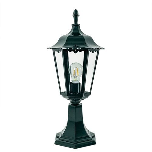 KS Verlichting - Ancona - sokkellamp - tuinlamp - groen - buitenverlichting - E27 - zeskant - klassiek