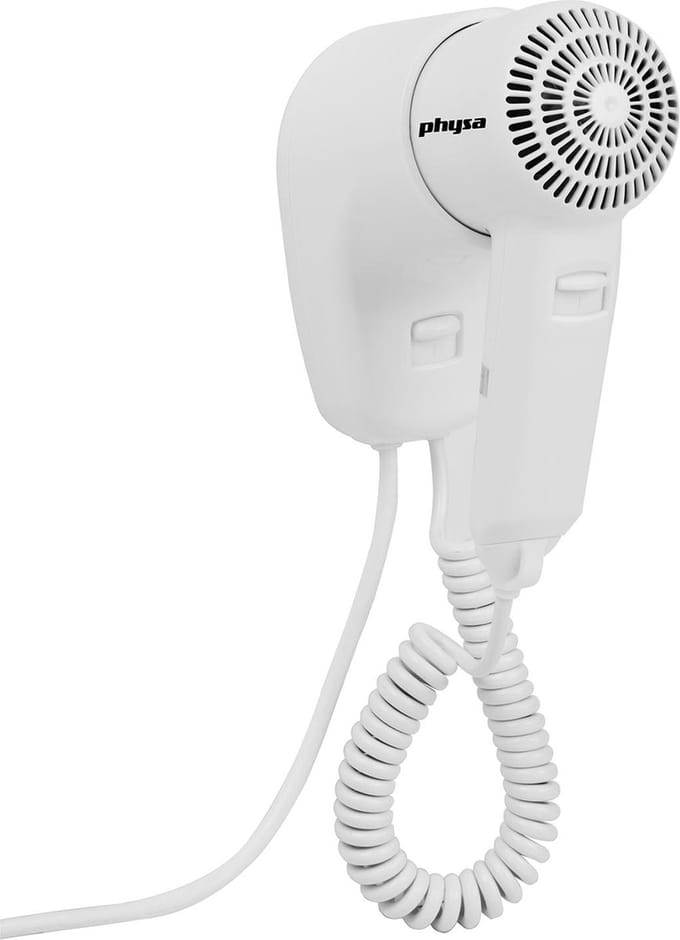 Wandhaardroger - 1200 W - Wit - physa