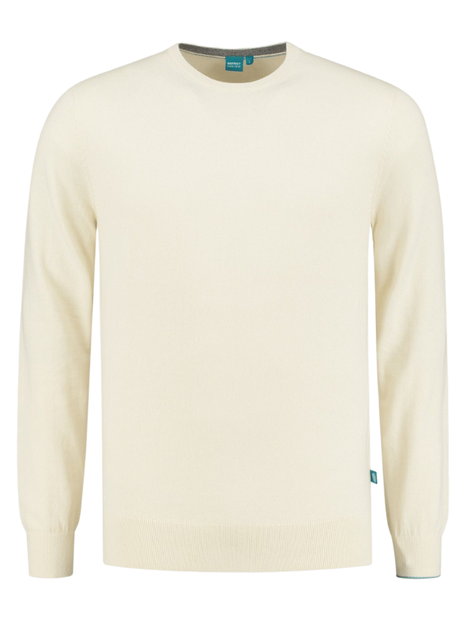 District Indigo Pullover Crewneck Offwhite (7.21.500.550 - 008)
