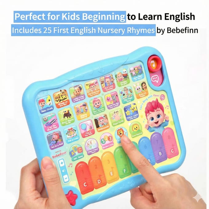 KC Gecertificeerd - Pinkfong Bebefinn Moeder de Gans Pad (Engelse gezangen) blue