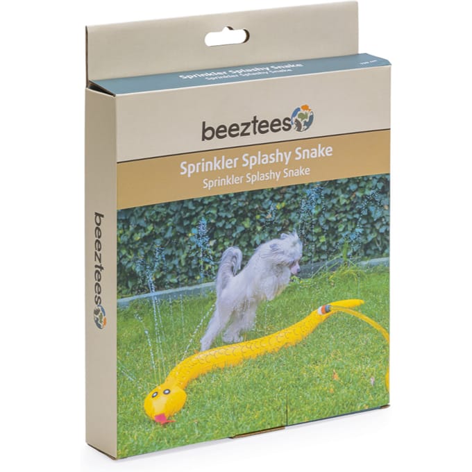 Beeztees Hondenspeelgoed Splashy Snake Geel 150 cm - Hond
