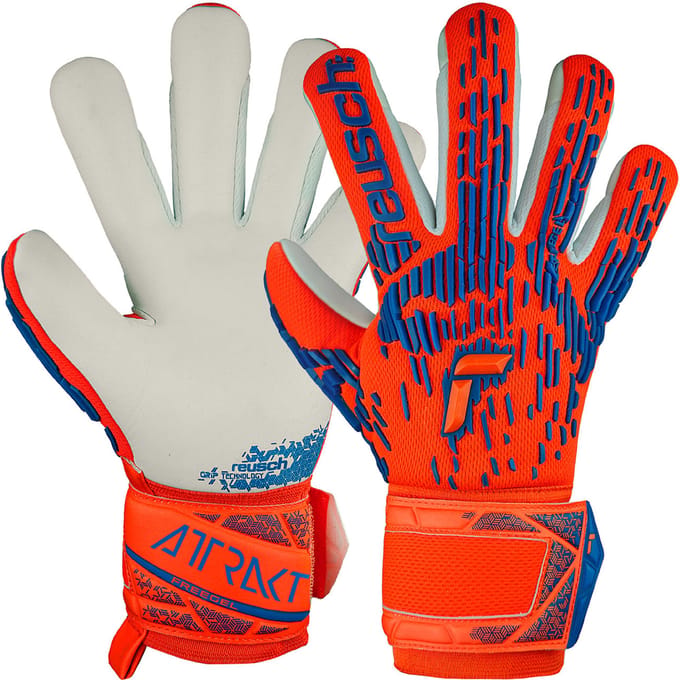 Reusch Attrakt Freegel Silver Junior - Keepershandschoenen - Maat 5