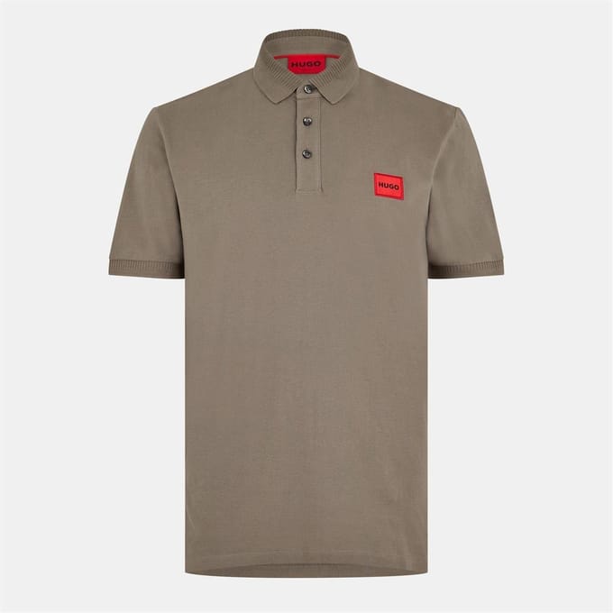 Hugo Heren Deruso Poloshirt (Medium Grijs)