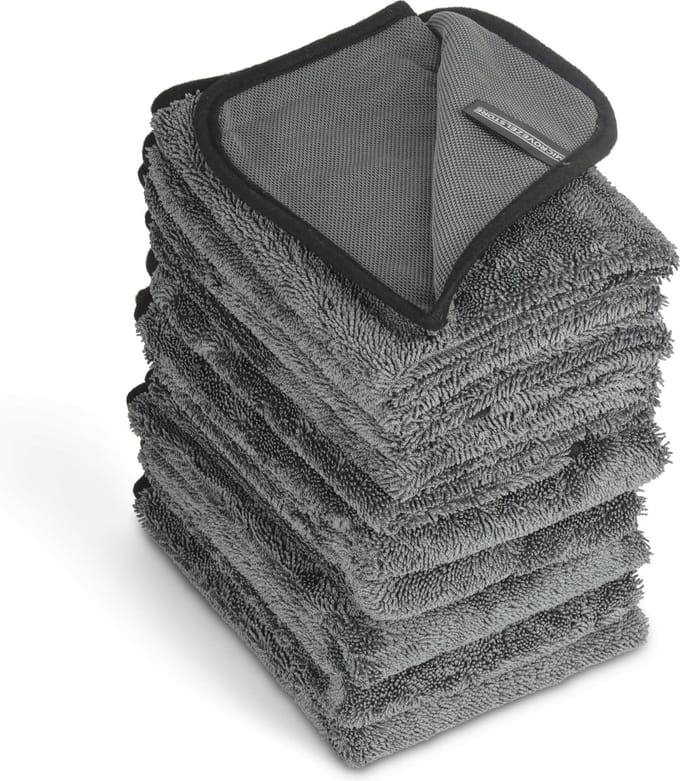 Fibb® - 5-Pack Droogdoek Badkamer set - 40x60 + 40x40 cm - Microvezel droogdoek - Fastdry