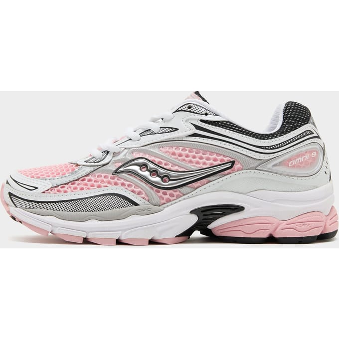 Saucony Progrid Omni 9 Sneakers Dames - Wit - Maat 38.5 - Mesh/Synthetisch