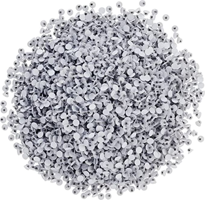 XXL 4000-pack Zelfklevende Wiebelogen Rond 4mm
