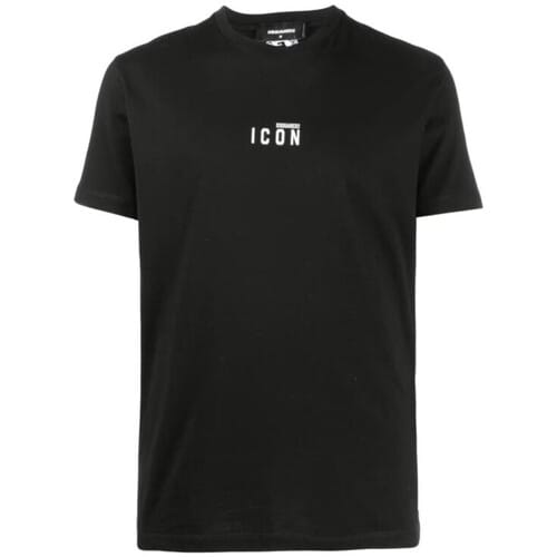 T-shirt Korte Mouw Dsquared T-SHIRT S79GC0010 BLACK