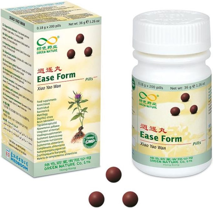 Ease Form - Xiao Yao Wan - relax,stress,slapen, natuurlijke paracetemol