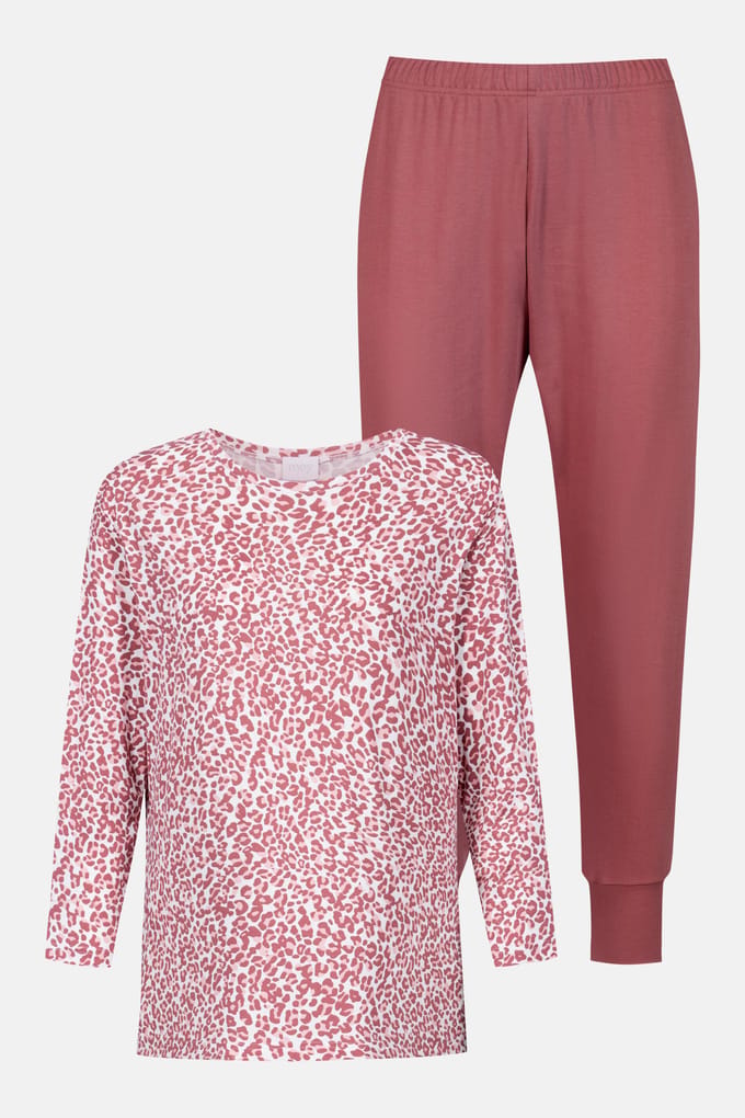 Luipaardpyjama Serie Sleepy Leo Bridal Rose