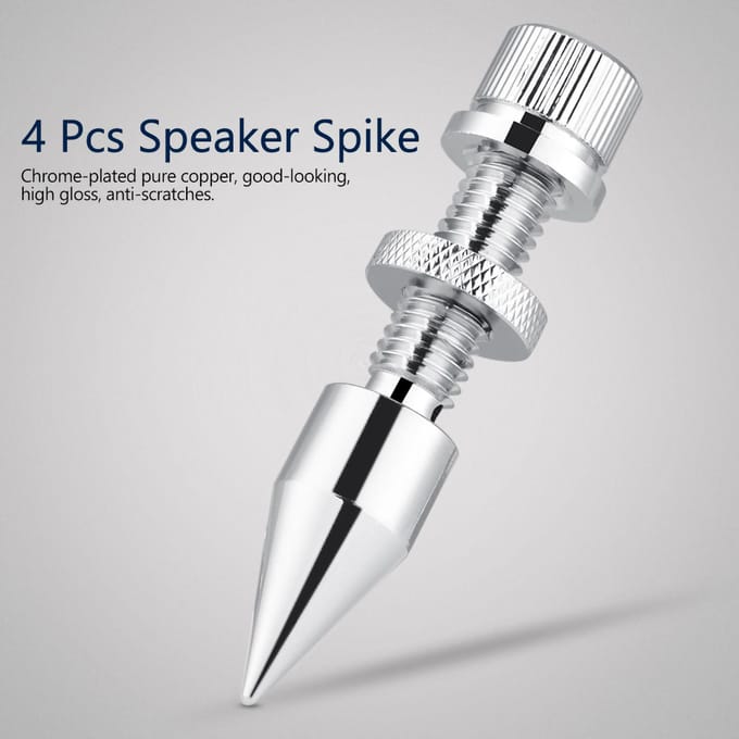 4 Stuks Luidspreker Spike Isolatie Spikes Stand Voet HiFi Luidspreker Schokbestendige Kegel Basis Pads