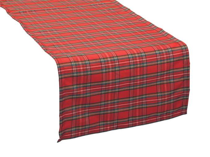 2LIF Tafelloper Royal - 42 cm x 142 cm - Rood