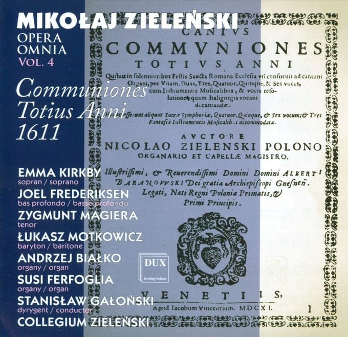 Zielenski: Opera Omnia Vol.4 Commun. Totius 1611