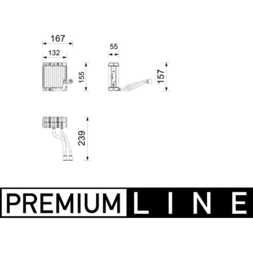 Verdamper, airconditioning MAHLE AE 261 000P
