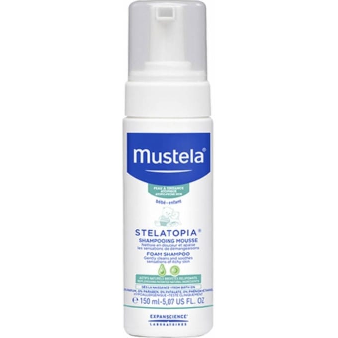 Shampoo Stelatopia Mustela Schuim Baby (150 ml)