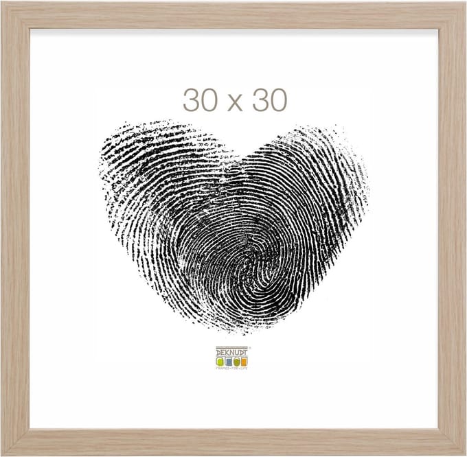 Deknudt Frames fotolijst S45RJ1 - naturel eikkleur - hout - 30x30 cm